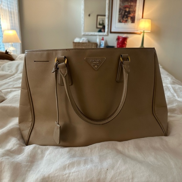 Prada Handbags - Authentic PRADA Saffiano Leather Top Handle Bag Tote